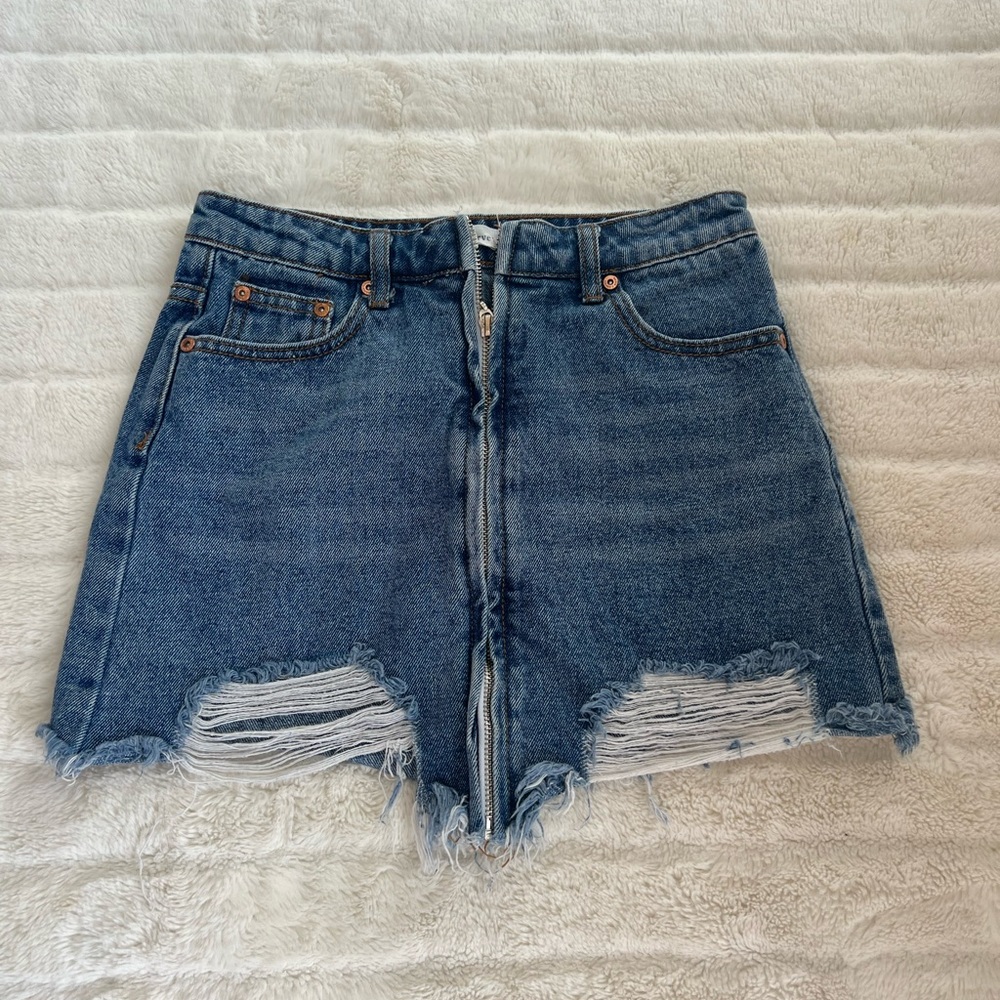 Dance & Marvel Jean Skirt